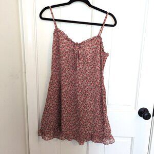 Urban Outfitters Dress Forum Floral Sweetheart Mini Dress Size M New w/ Tags